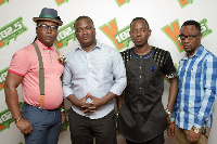 staff of Yfm and friends with Ebenezer Donkoh