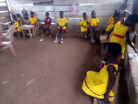 This is how pupils sit to learn in the classroom