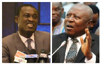 Martin Amidu (right), Kissi Agyebeng (left)