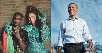 Dancehall artiste Shatta Wale, Beyonce and Former U S President Barack Obama