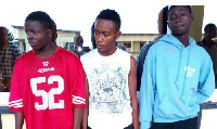 Three teenagers arrested for their involvement in the shooting of one Osman Abdulai