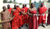 The kingmakers poured libation to announce the demise of the chief