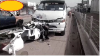 The driver is reported to have crushed the Police Officer while swerving a pothole