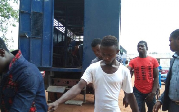 Bismarck Abanga was arrested at his family house at Denkyira-Boasi