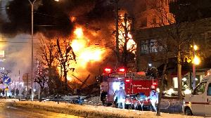 Gas Explosion In Japan