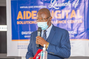 Ambrose Yennah, CEO of AIDEC Group making his presentation