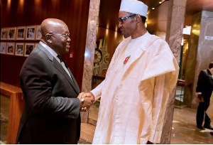 President Nana Addo Dankwa Akufo-Addo and President Buhari of Nigeria