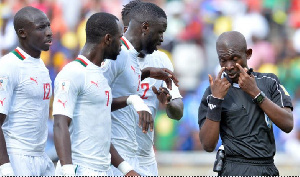 Referee Joseph Odartai lamptey has been banned for life by FIFA for match fixing