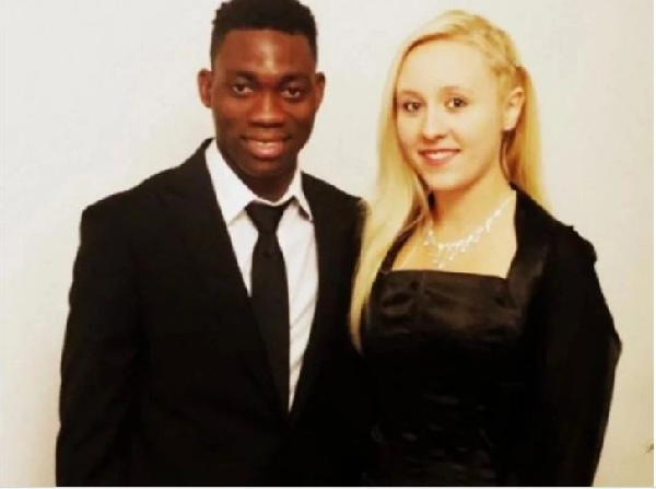 Christian Atsu and Marie-Claire Rupio