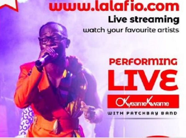 Okyeame Kwame will perform with Patch Bay Band on May 13th via this platform