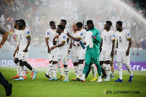 Black Stars players after the South Korea game