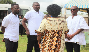 Members of the Rebecca Foundation Medical Outreach with the DCE and District Director of GHS