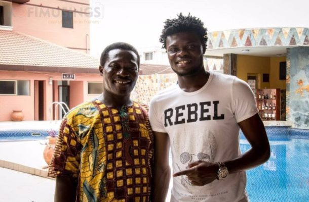 Thomas Partey with his Dad