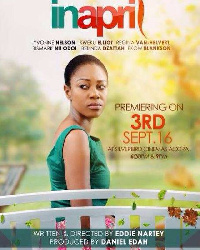 Yvonne Nelson on cover of 'In April'