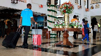 Guests arrive at a Beach Resort in Mombasa, Kenya