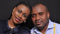 Gospel musician Philipa Baafi and husband