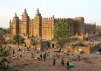 The Djenne mosque in Mali, a symbol of the country's historic significance in Africa