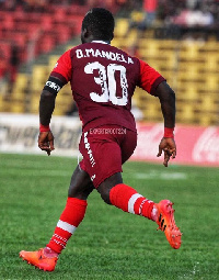 Ocansey Mandela was in action for Horoya FC