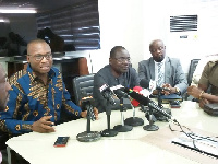 Samuel Boakye-Appiah, Managing Director of ECG (middle)