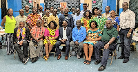 Ghanaian associations based in New York City in a group picture