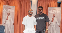 Mr. Drew and his former manager Jeezy at the launch of his debut album titled Alpha