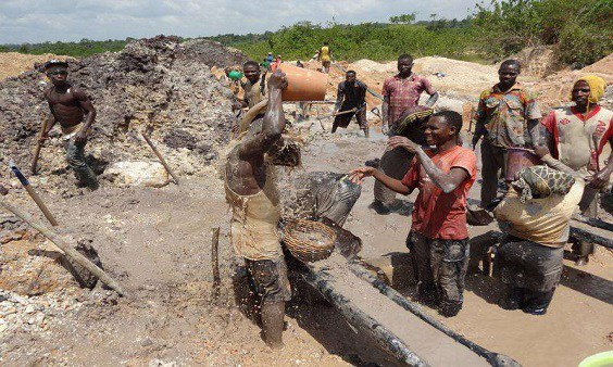 President Akufo-Addo has declared war on the galamsey menace in the country