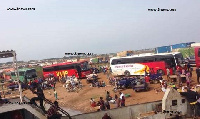 Yeji ferry station in the Brong Ahafo Region