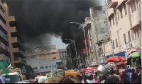 Fire guts some shops at Makola