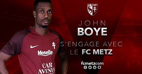 John Boye has returned to France