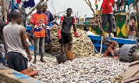 File photo of fishermen at sea