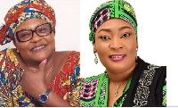 Hajia Amama Sayibu who is eyeing the Tolon Constituency and Abibata Shanni Mahama Zakaria