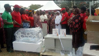 The Church made the donation in response to an appeal made by Daasebre Dr. Amankona Diawuo II