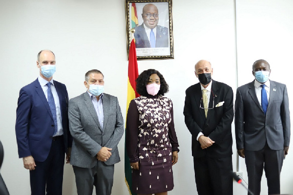 Honorary Consular Corps in Ghana paid a courtesy call on Shirley Ayorkor Botchwey