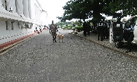 The presence of heavy Police and Military at the Supreme Court Tuesday July 5 is unusual.