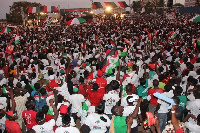 NDC supporters