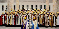 Some Bishops in a group photography after the Ghana Charismatic Bishops