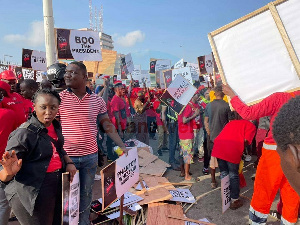 Some of the protestors