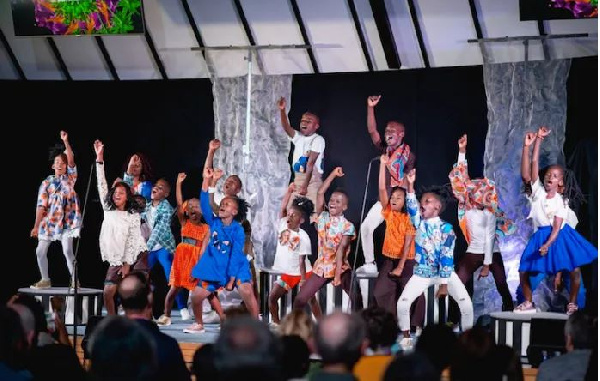 File photo of the Watoto Choir children performing in UK.