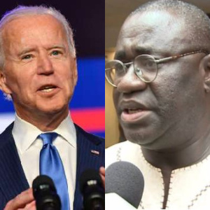 Kwesi Aning And Joe Biden 