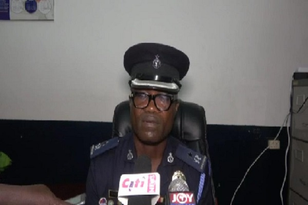 Chief Superintendent Samuel Okanta, the Winneba Police Commander