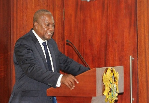 Former president John Mahama