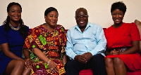 Rebecca Akufo-Addo and her family