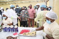 President Nana Addo Dankwa Akufo-Addo during a visit to the CPC