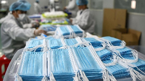 A mask production factory | File photo