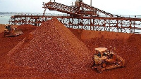 File photo of a bauxite mine