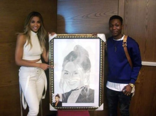 Ciara and the Nigerian student, Alesh Akeem