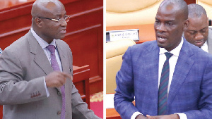 Majority leader Osei Kyei Mensah-Bonsu and Minority leader Haruna Iddrisu