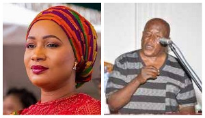 Samira Bawumia and Robert Yaw Amankwah