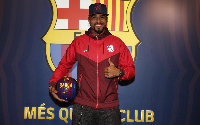 Boateng made just five appearance for Barcelona