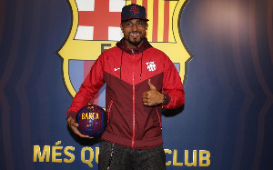 Boateng made just five appearance for Barcelona